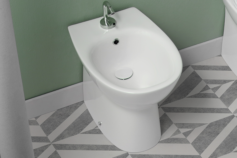 BI2504 Bidet Monoforo a Terra Filomuro - Simply - immagine 1