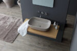Lavabo Appoggio 58.5x38.5 cm tre colori - NARCISO - immagine 4