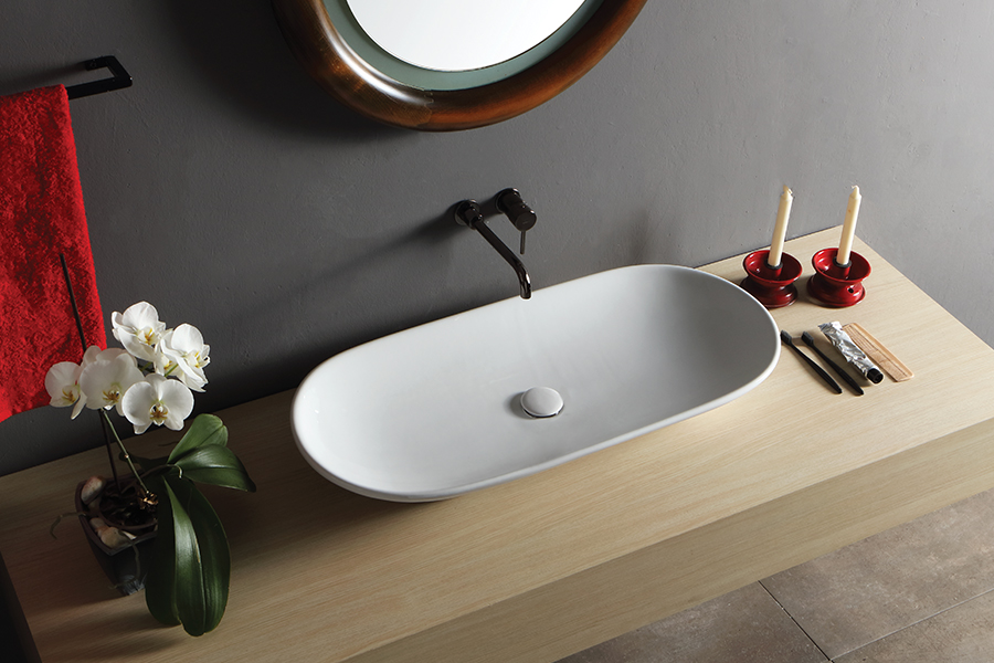LA1606 Lavabo da Appoggio 90X40 cm - JOB - immagine 1