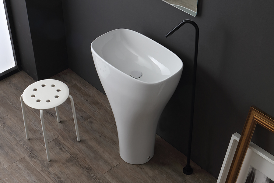 LA1656-3 Lavabo freestanding 60X38 cm - Aida - immagine 1