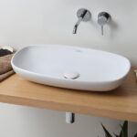 Lavabo Ovale da Appoggio 62x36 cm - NARCISO