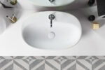 Lavabo di Ceramica a Incasso 66x42 cm - SIMPLY
