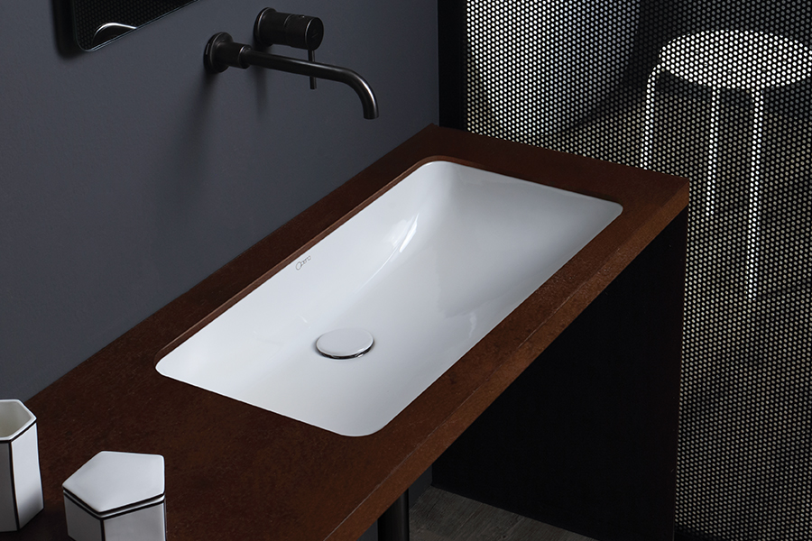 LA1680 Lavabo ad incasso sottopiano 71x37 cm - Aida - immagine 1