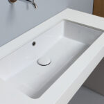Lavabo ad Incasso Sottopiano 90x34 cm - Area