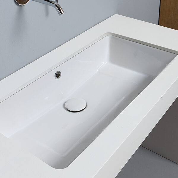 Lavabo ad Incasso Sottopiano 90x34 cm - Area