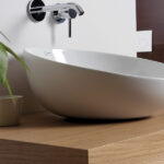 Lavabo obliquo da appoggio 45 cm - NARCISO