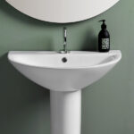 Lavabo sospeso L65 con Colonna o semicolonna- SIMPLY