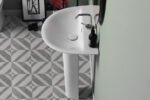 Lavabo sospeso L65 con Colonna o semicolonna- SIMPLY - immagine 3