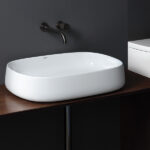 Lavabo da appoggio 62x42 cm- Aida