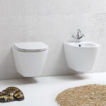 Vaso Sospeso Senza Brida e Bidet Sospeso - LAGUNA