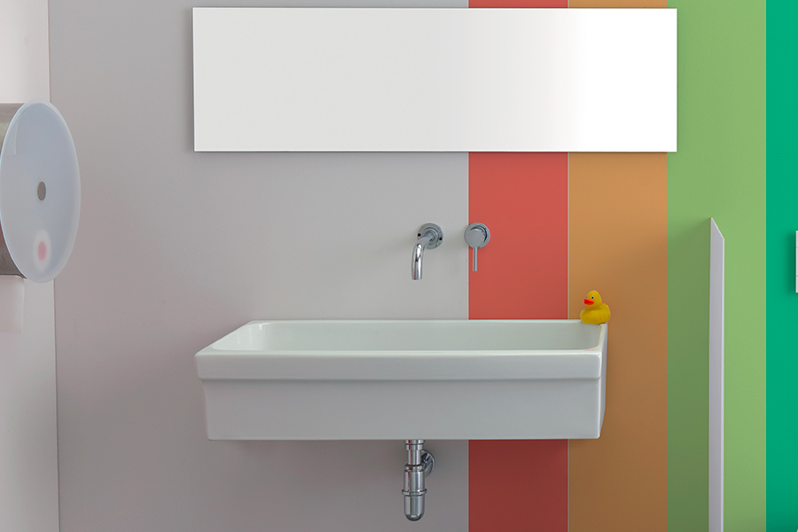 LV1788 Lavabo a canale 90x45 cm - Infanzia - immagine 1