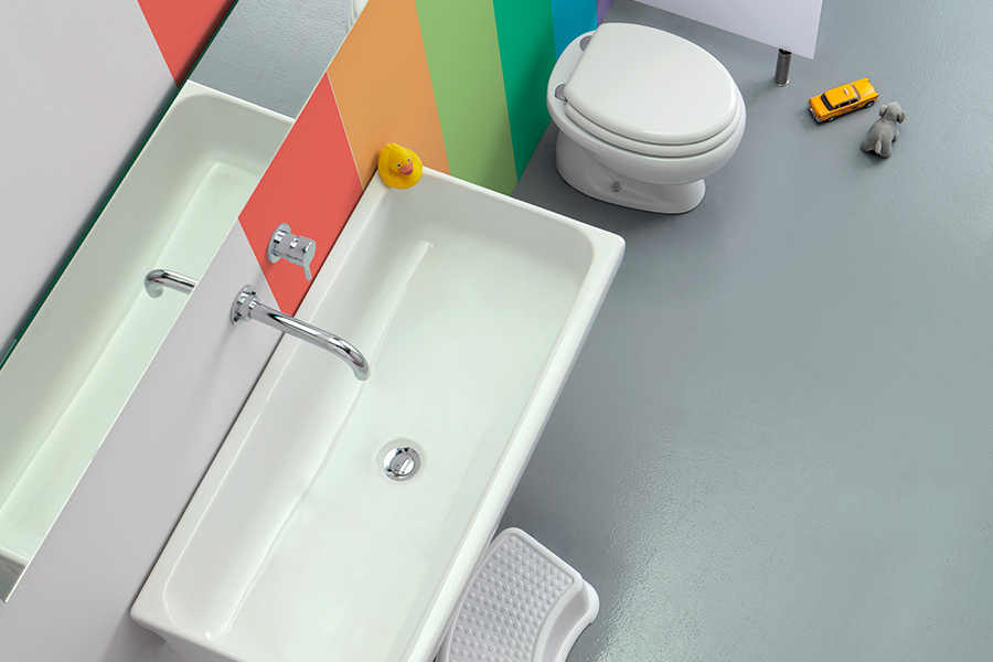 LV1789 Lavabo a canale 120x45 cm - Infanzia - immagine 1