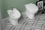 Vaso e Bidet a Terra Filomuro senza brida - Simply - immagine 3