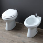 Vaso con scarico a Parete e Bidet Monoforo - Fly