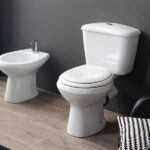 Vaso Monoblocco con Scarico a parete e Bidet Monoforo- Fly