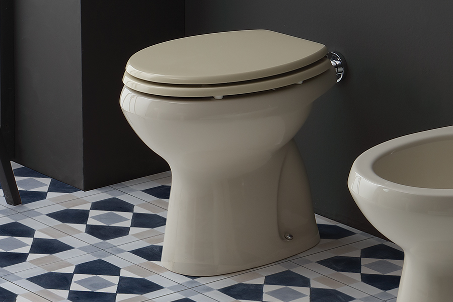 VA1631 Vaso scarico a Parete o Pavimento color Champagne - Fly - immagine 1