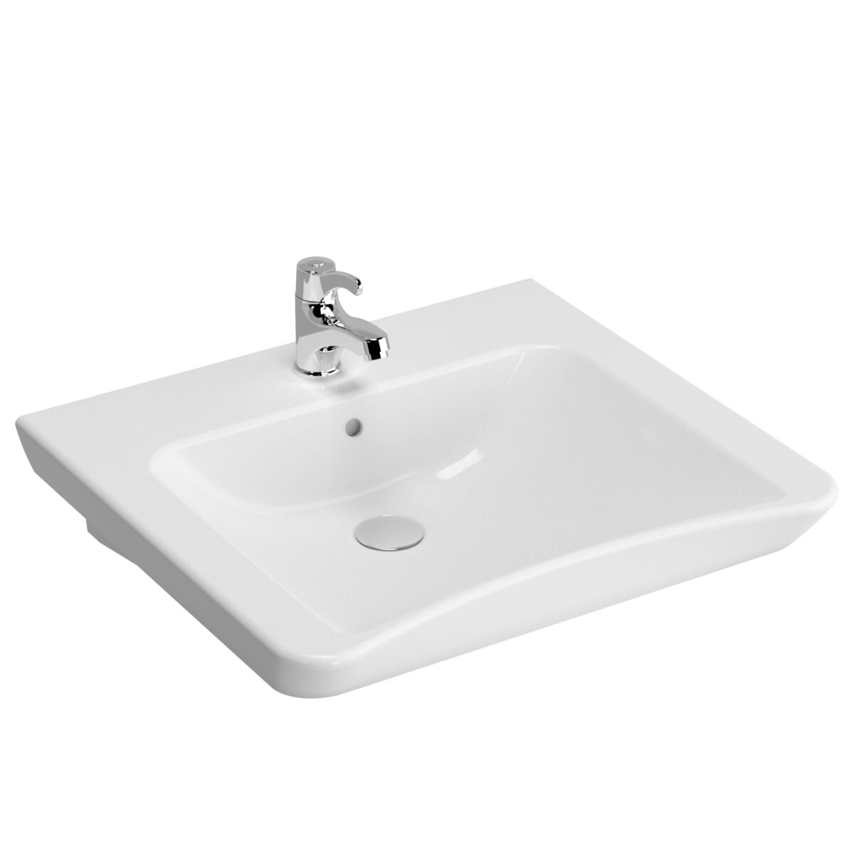 5289_1 lavabo 60 Lavabo Sospeso L60 - Disabili Terza Età - immagine 1