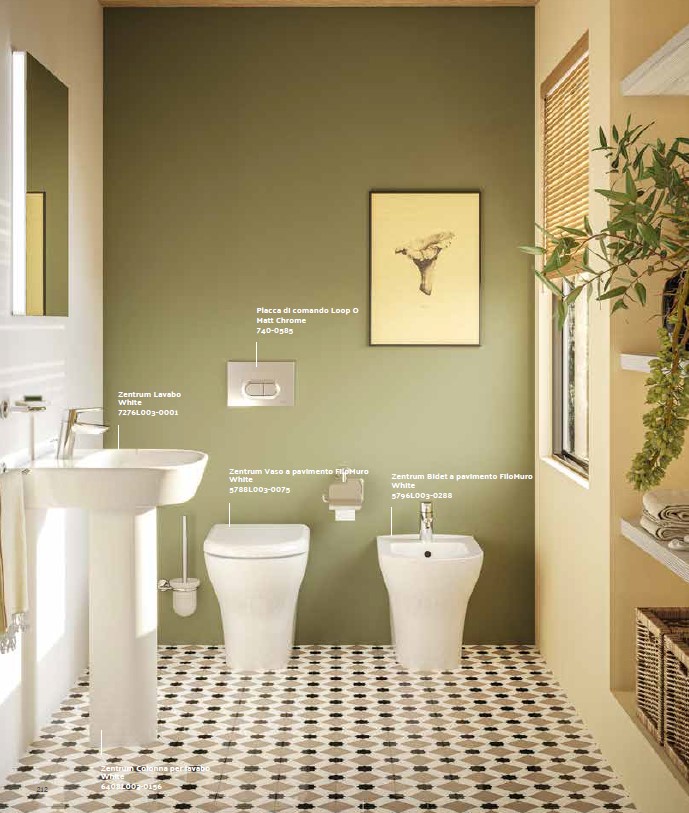 zentrum vasobidet Vaso e bidet economico a pavimento - ZENTRUM - immagine 1