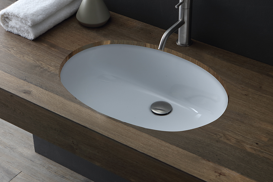 LA1684 Lavabo ad incasso sottopiano L54 -Nettuno - immagine 1