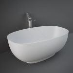 Vasca da bagno opaca bianca 140 x 75