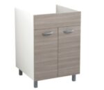 Lavapanni in ceramica strizzatoio 60 x 50 con mobile - immagine 6