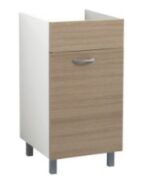 Lavapanni in ceramica 51x45 con mobile - immagine 3