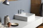 Lavabo da appoggio/sospeso con 46 X 46 cm-Area