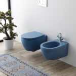 Coppia Vaso Senza Brida & Bidet Sospeso -Aida