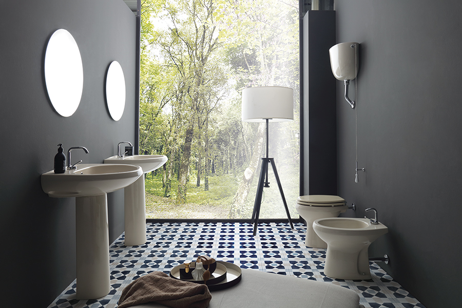 BAGNO COMPLETO FLY CHAMPAGNE WC e Bidet e Lavabo Champagne - Fly - immagine 1