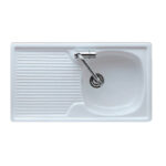 Lavello da cucina in ceramica appoggio L90
