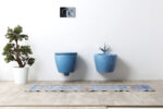 Coppia Vaso Sospeso & Bidet- colorato Aida