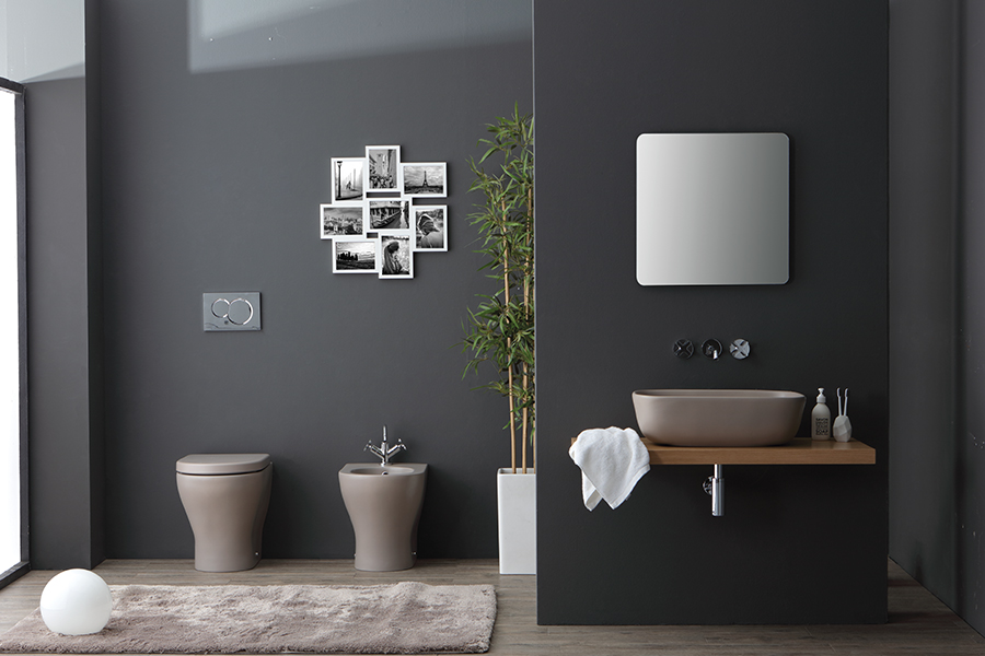 zero ghiaia Vaso e Bidet colorato - ZERO - immagine 1