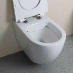 Coppia Sanitari sospesi senza brida Music Vaso+Bidet+Coprivater - immagine 2