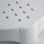 Sgabello da bagno gambe alluminio-Help - immagine 2