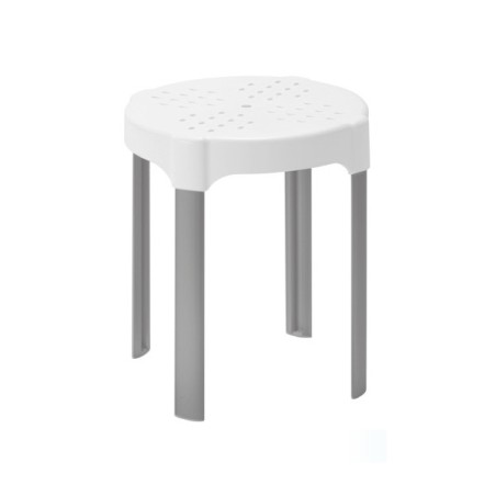 sgabello-serie-help-da-bagno Sgabello da bagno gambe alluminio-Help - immagine 1