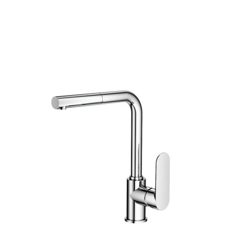 flat-cucina-doccetta-estraibile-acciaio-inox-cromata Miscelatore Cucina estraibile acciaio inox- Flat - immagine 1