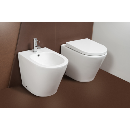 set-sanitari-pavimento-serie-zada Coppia Sanitari a terra Vaso+Bidet+Coprivater -Zada - immagine 1