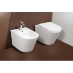 Coppia Sanitari sospesi Vaso+Bidet+Coprivater -Zada